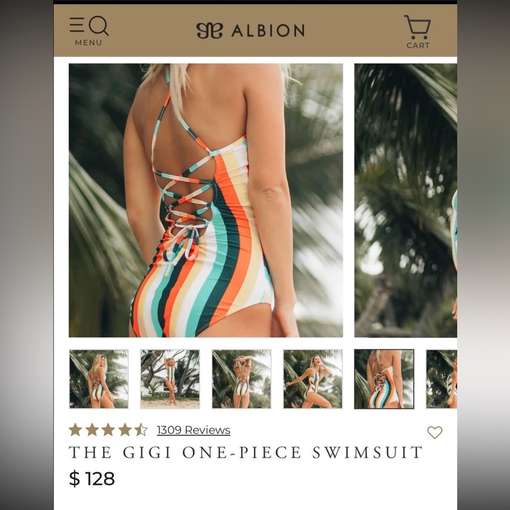 The Gigi one piece swimsuit